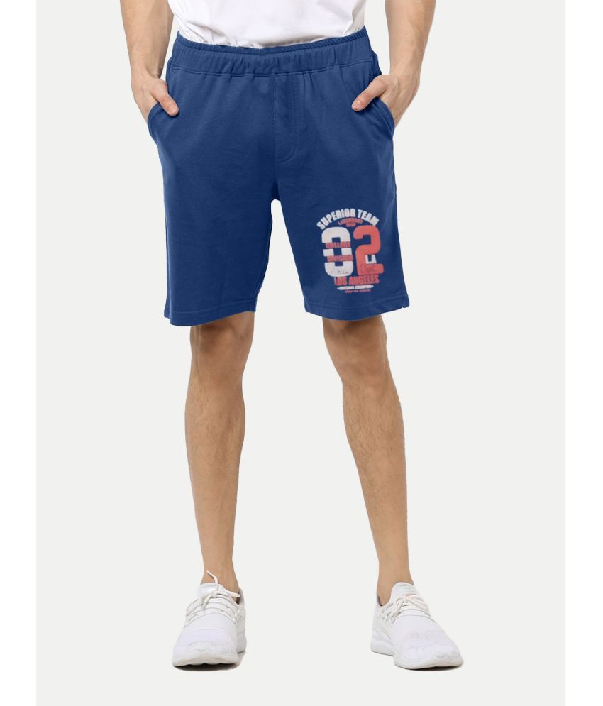     			Radprix Blue Cotton Men's Shorts ( Pack of 1 )