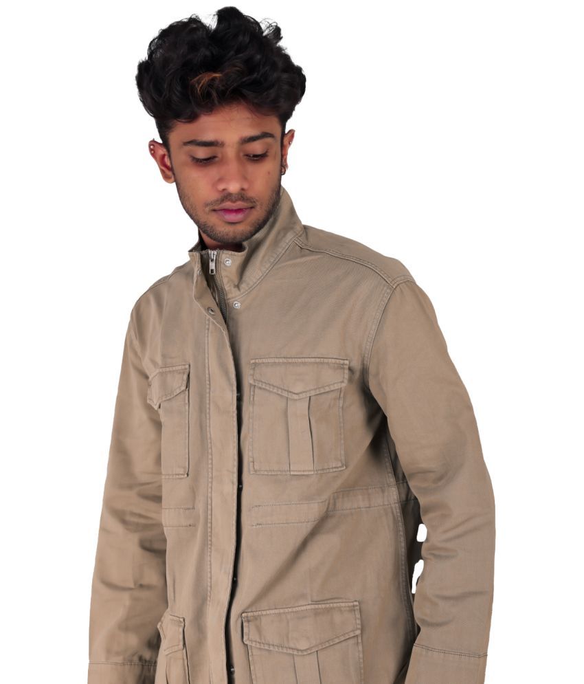     			Radprix Cotton Men's Casual Jacket - Brown ( Pack of 1 )