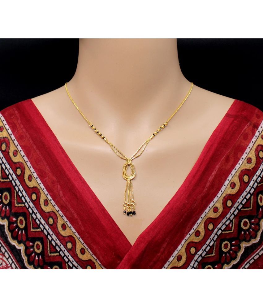     			SONI DESIGNS Golden Mangalsutra ( Pack of 1 )