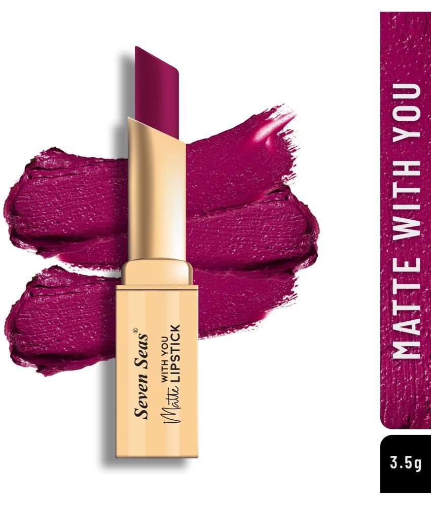     			Seven Seas Long Lasting | Matte Finish | Longwear | Matte With You Lipstick (Crimson-1 3.5g)