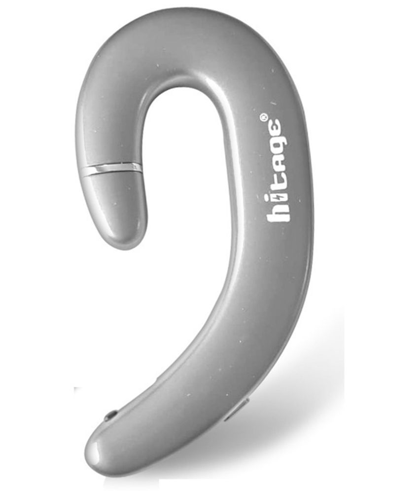     			hitage HBT-856 STEREOPHONE WIRELESS In-the-ear Bluetooth Headset with Upto 30h Talktime Deep Bass - Grey