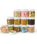 PearlPet Dibbi-200gm Plastic White Multi-Purpose Container ( Set of 12 )