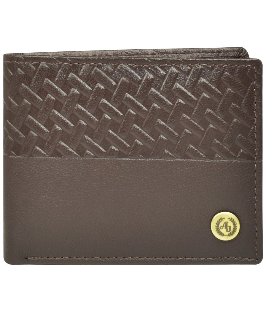     			Ajanta Brown 100% Leather Men's Regular Wallet ( Pack of 1 )