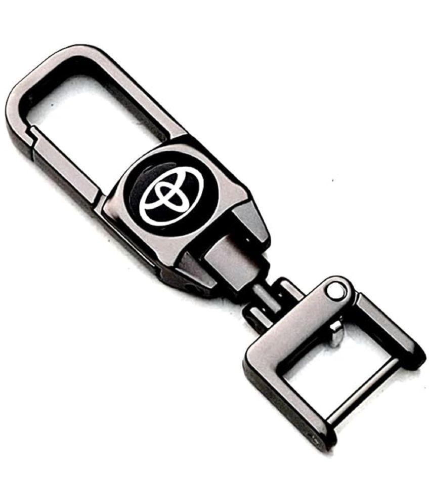     			BANISTROKES Black Color Fob Key Heavy Duty Replacement Logo Keychain Compatible With Nexon/Harrior/Punch/Tiago/Tigor/Altros/Safari/AND all Model Car Bike