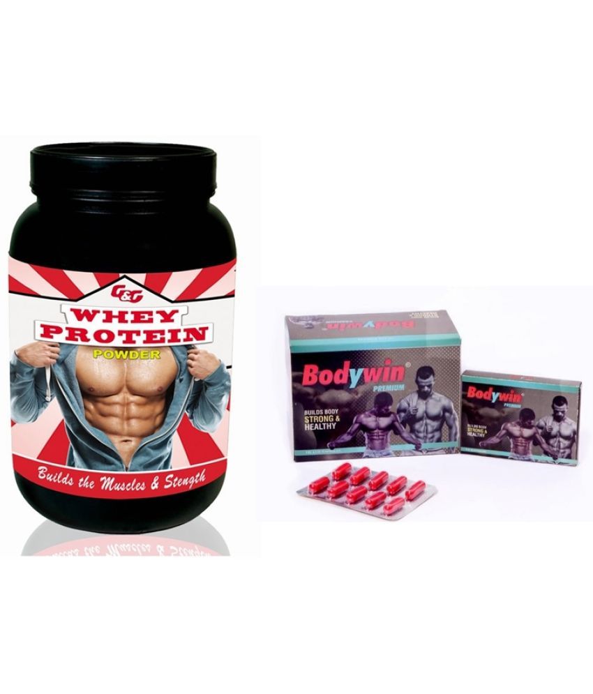     			Dr. Chopra Win Trust BodyWin Preimum Capsule 20 no.s & GG Whey Protein Powder 300 gm Strawberry