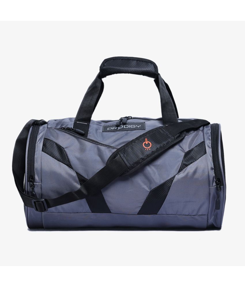     			KP Grey Solid Messenger Bag