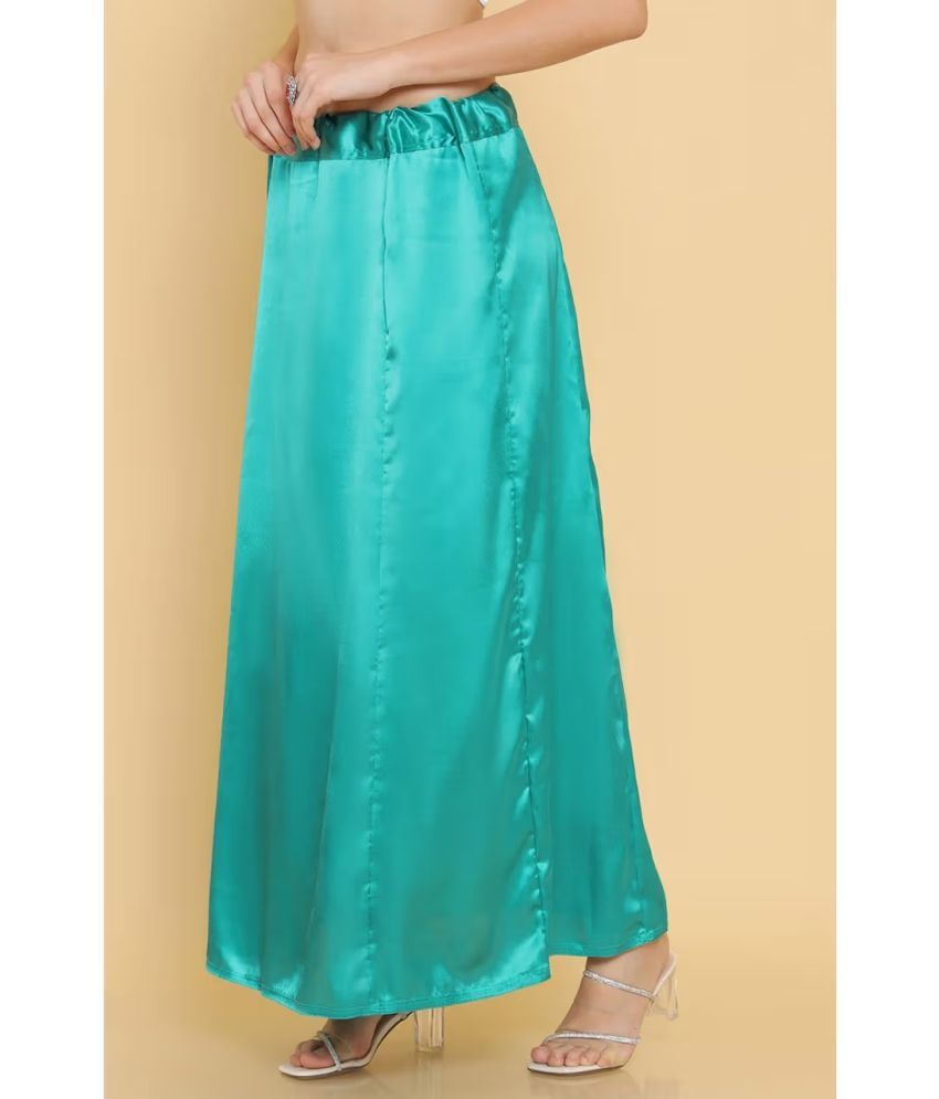     			Lootnixx Green Satin Petticoat - Single