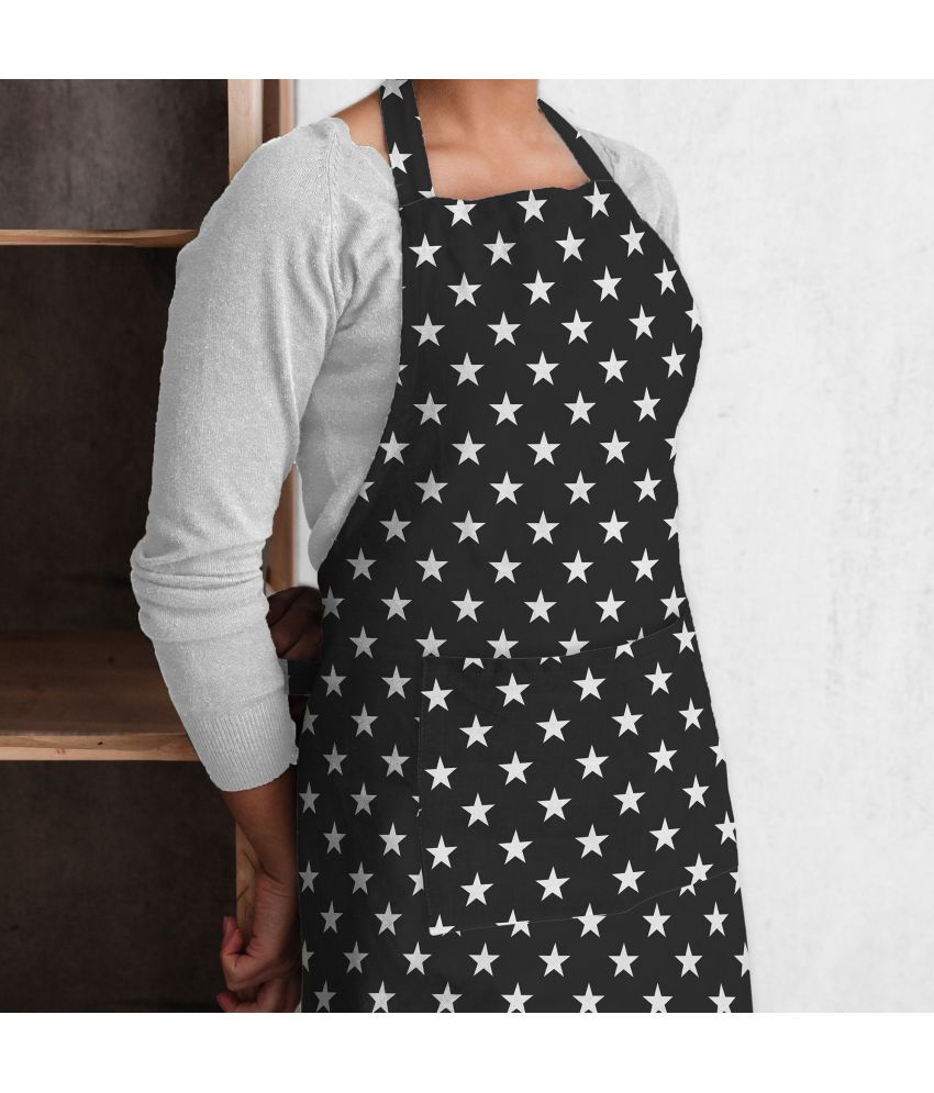     			Oasis Hometex Cotton Blend Printed Kitchen Apron with 1 Center Pocket ( Pack of 1 )