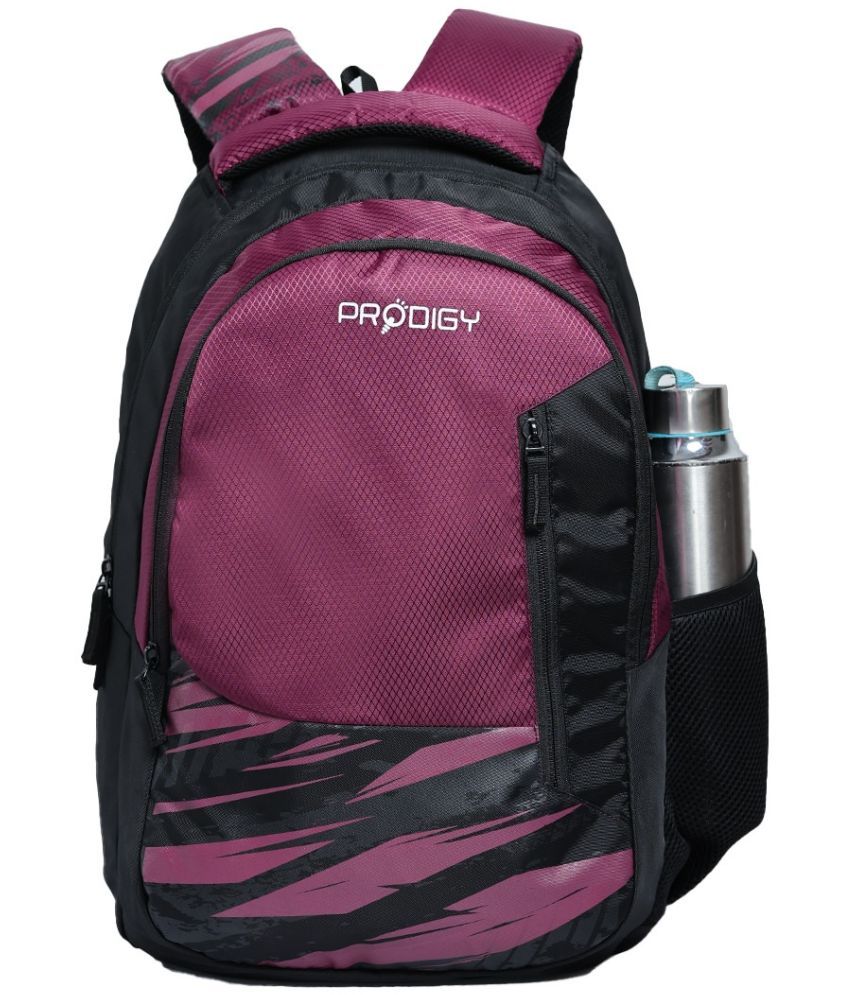     			Prodigy Pink Polyester Backpack ( 30 Ltrs )