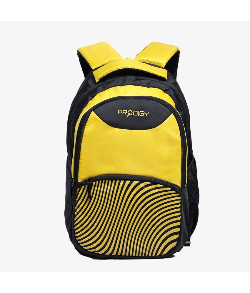     			Prodigy Yellow Polyester Backpack ( 30 Ltrs )