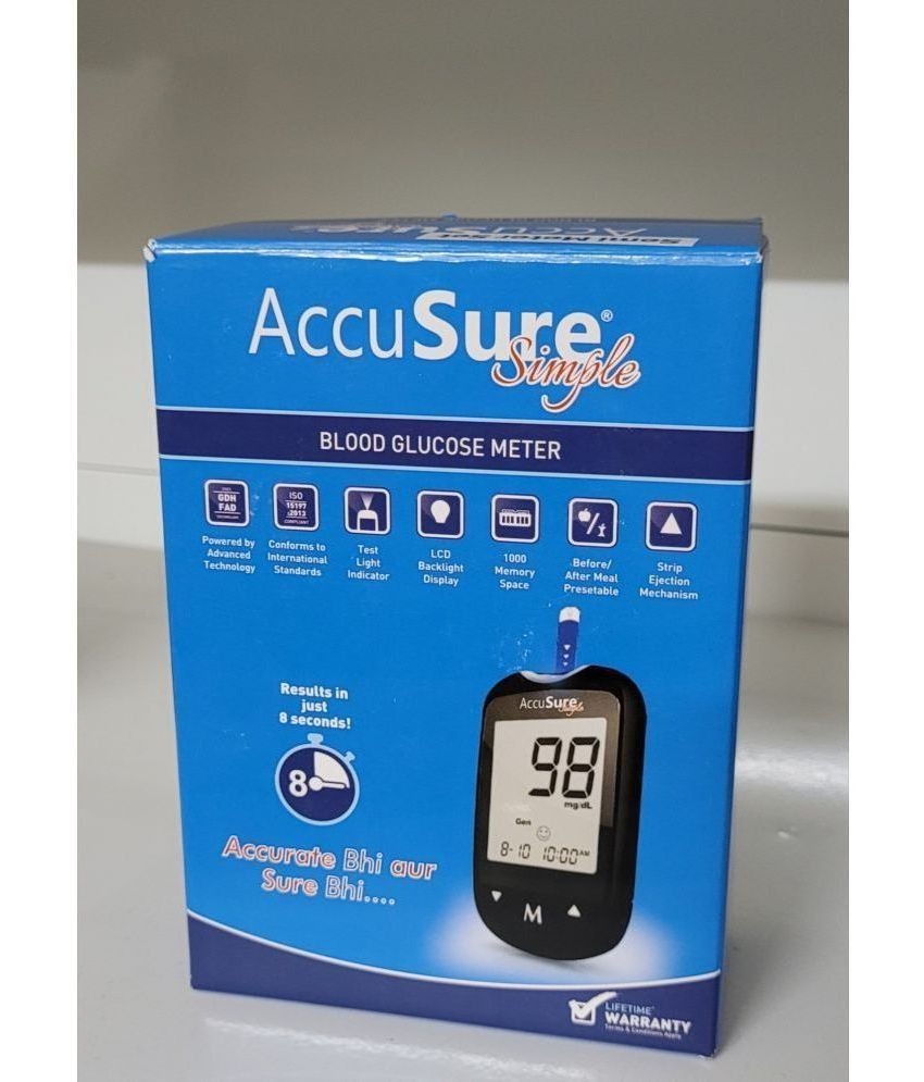     			ACCUSURE ACCUSURE METER ( NO STRIPS) Glucometer