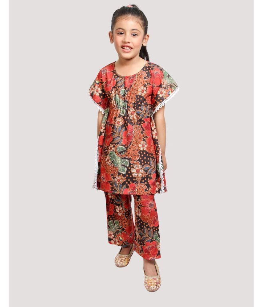     			Addyvero Pack of 1 Girls Polyester Kurti With Palazzo ( Multi )