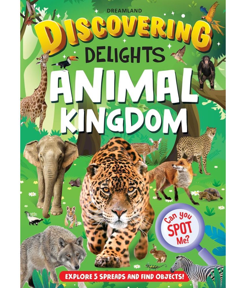     			Animal Kingdom Discovering Delights Flap Book for Kids Age 4 - 10 years