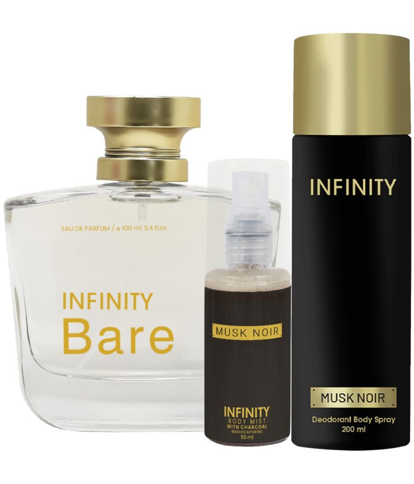     			CFS Bare EDP Perfume 100ml, Musk Noir Deo Body Spray 200ml, Musk Noir Body Mist 35ml Long Lasting Perfume Pack of 3