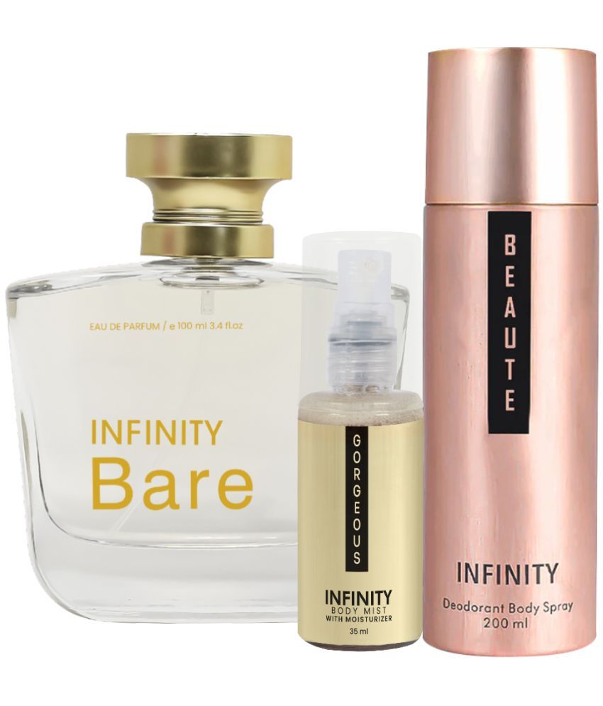     			CFS Bare EDP Perfume 100ml, Beaute Deo Body Spray 200ml, Gorgeous Body Mist 35ml Long Lasting Perfume Pack of 3