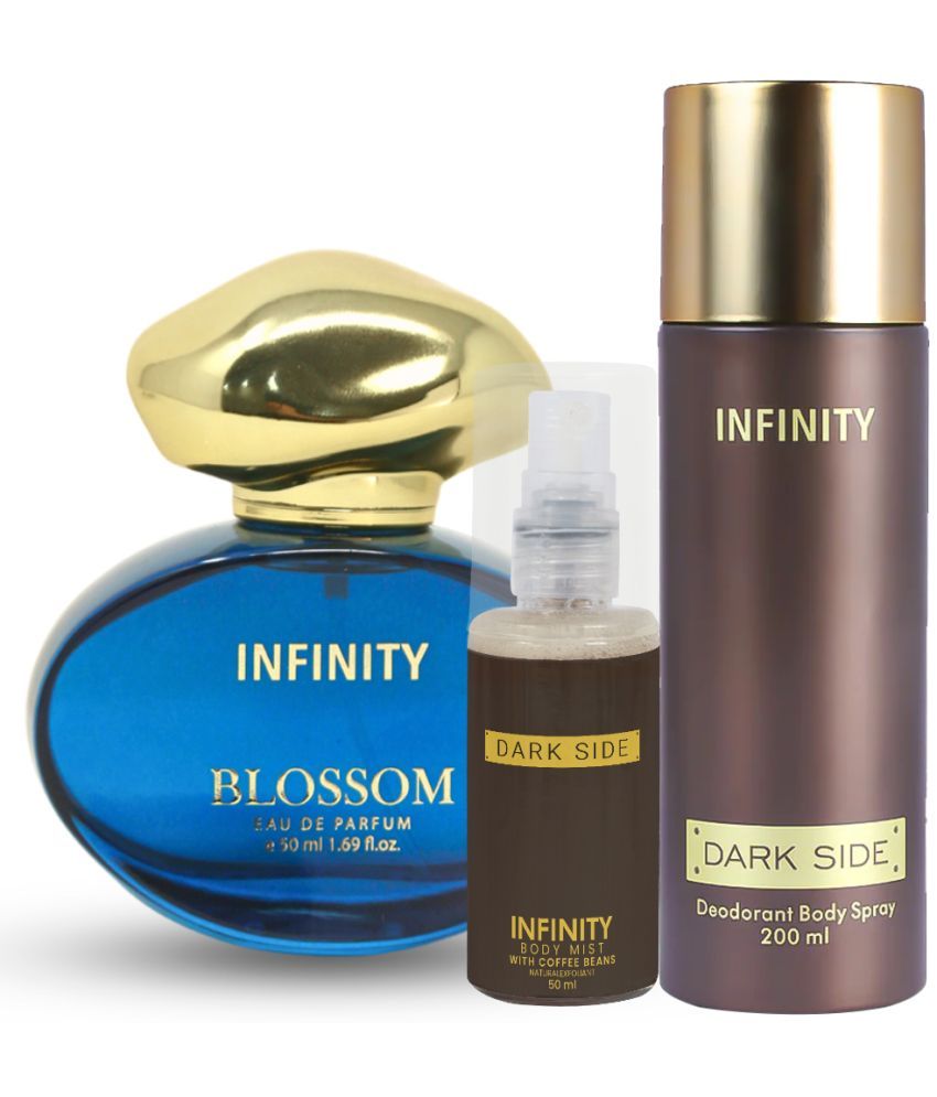     			CFS Blossom EDP Perfume 50ml,Dark Side Deo Body Spray 200ml,Dark Side Body Mist 35ml Long Lasting Perfume Pack of 3