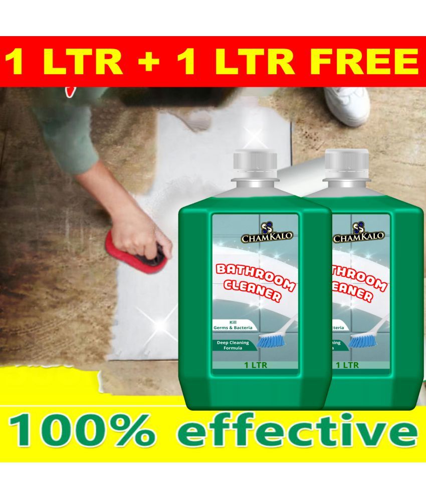     			CHAMKALO Fresh & Clean Collection Multi Surface Cleaner Liquid Aloevera 1 L Pack of 2