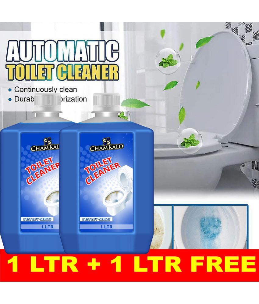     			CHAMKALO Natural Flush Series Toilet Cleaner Ready to Use Liquid lavender 1 Pack of 2