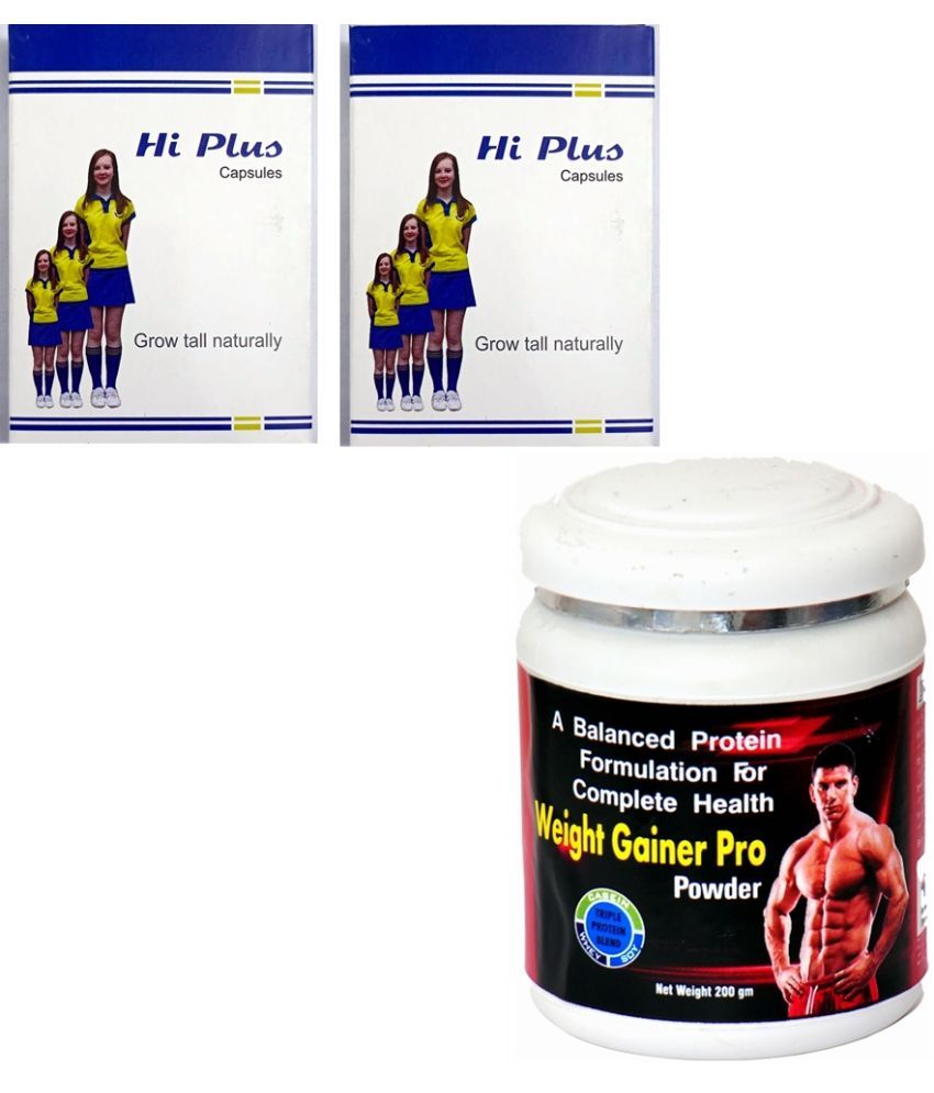     			Dr. Chopra Win Trust Hi Plus Capsule Grow Tall Naturally 20no.s & Weight Gain Pro 200 gm Chocolate Single Pack