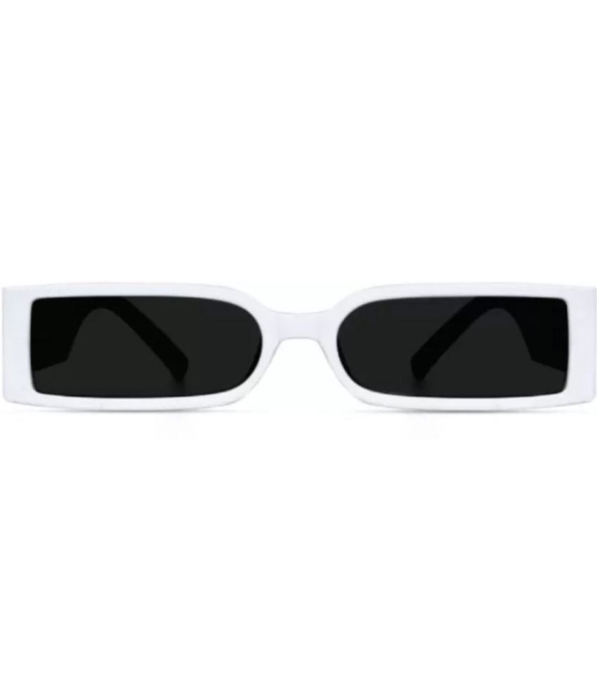     			Dyana Core White Rectangular Sunglasses ( Pack of 1 )