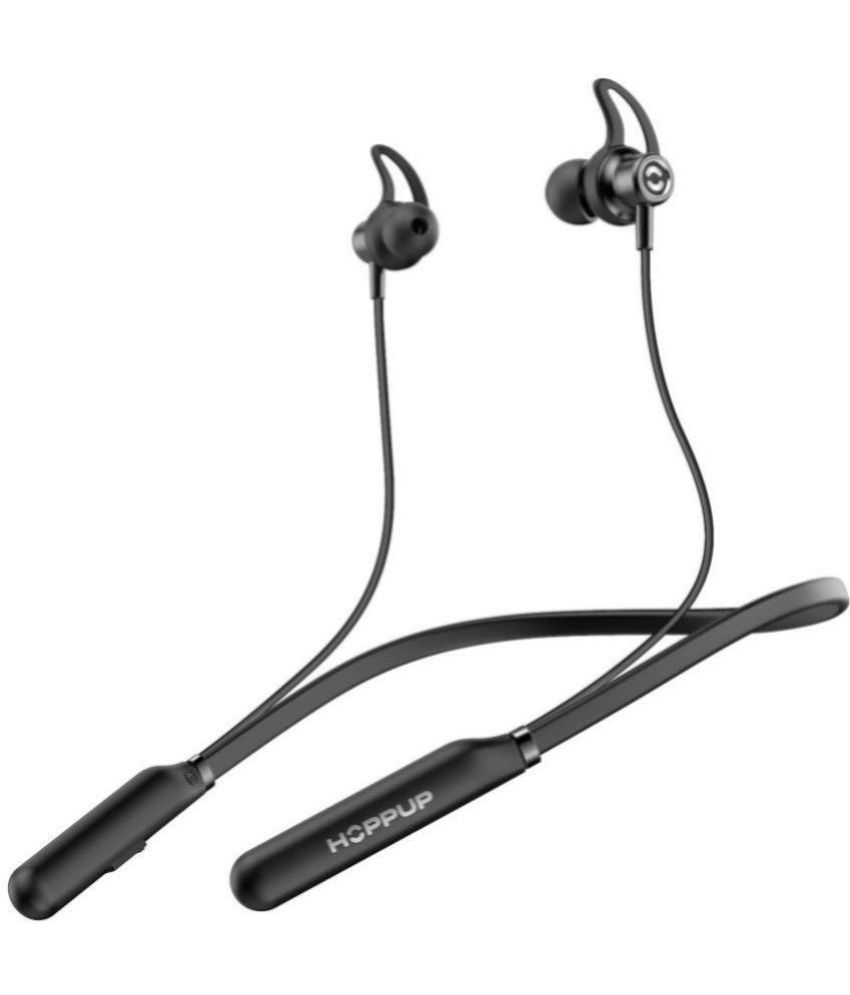     			HOPPUP ShockerZ 141 with 50H PlayTime In-the-ear Bluetooth Headset with Upto 30h Talktime Deep Bass - Black