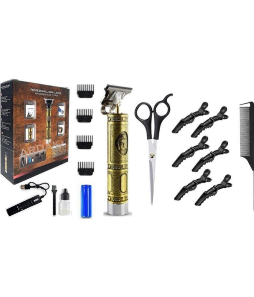     			Lenon Scissor,Comb,Clip & Gold Cordless Beard Trimmer With 60 minutes Runtime