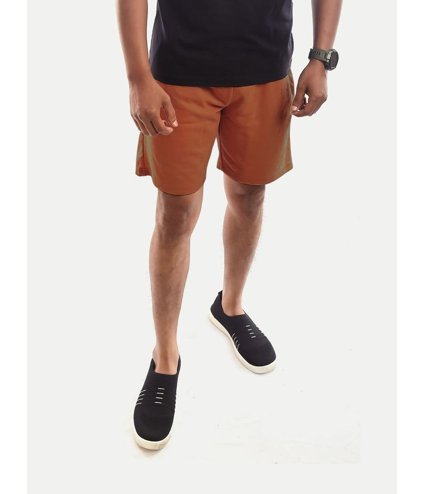     			Radprix Brown Cotton Men's Shorts ( Pack of 1 )