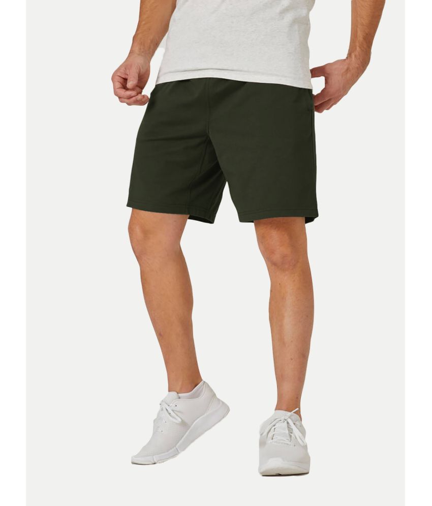     			Radprix Green Cotton Men's Shorts ( Pack of 1 )