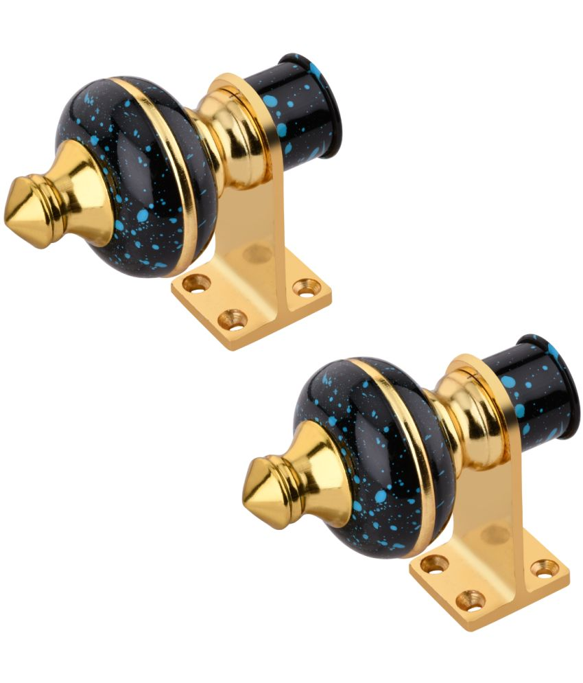     			Sun Shield Multi Color Wrought Iron Single Rod Bracket ( Pack of 2 )