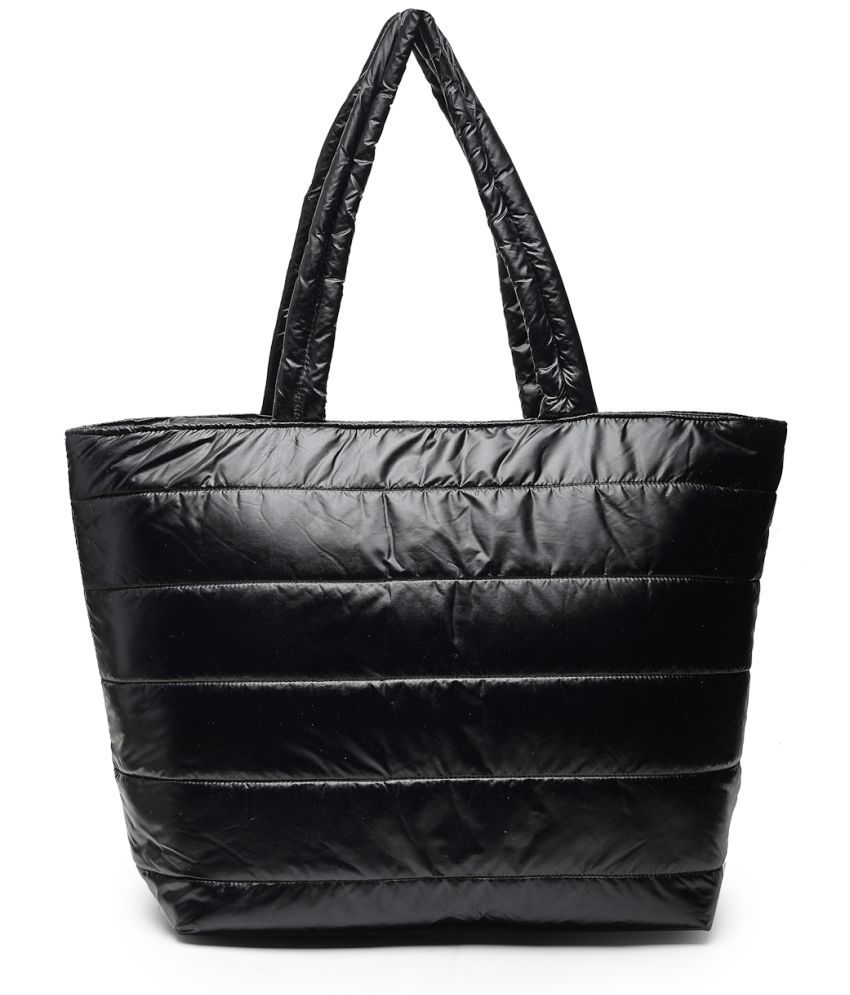     			Anekaant Black Polyster Tote Bag