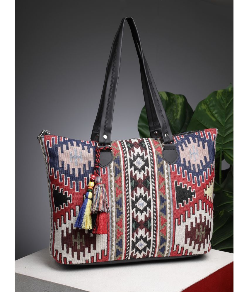     			Anekaant Multicolor Cotton Tote Bag