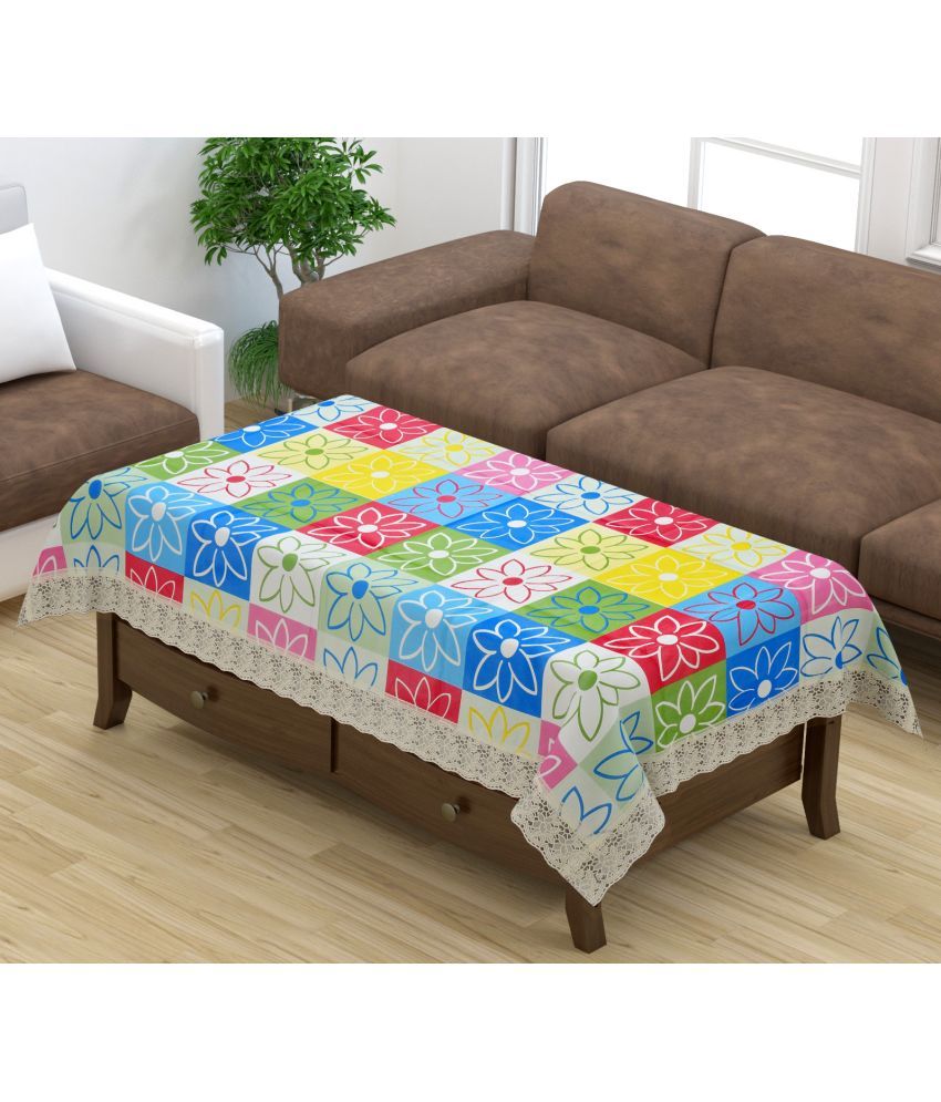     			Fabolic Printed PVC 4 Seater Rectangle Table Cover ( 152 x 86 ) cm Pack of 1 Multicolor