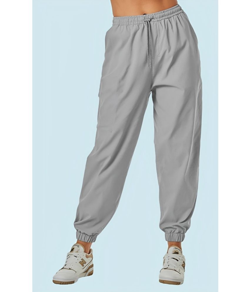     			PPTHEFASHIONHUB Grey Lycra Loose Women's Joggers ( Pack of 1 )