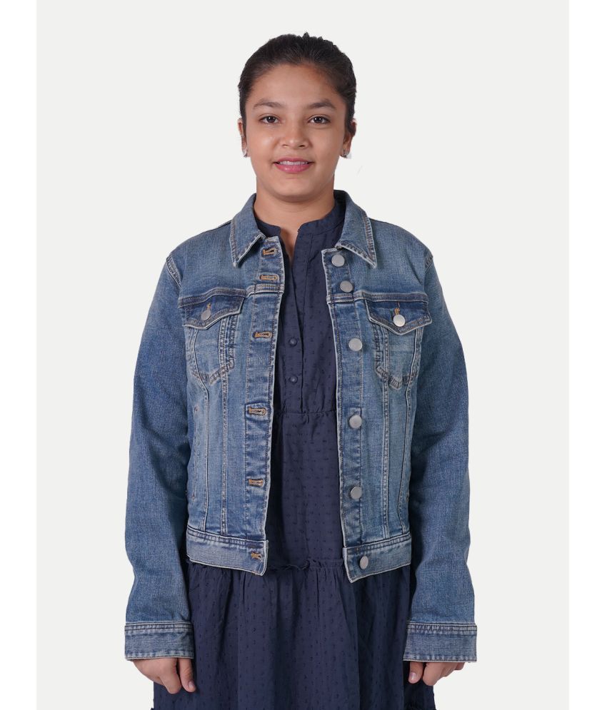     			Radprix - Denim Blue Denim Jacket