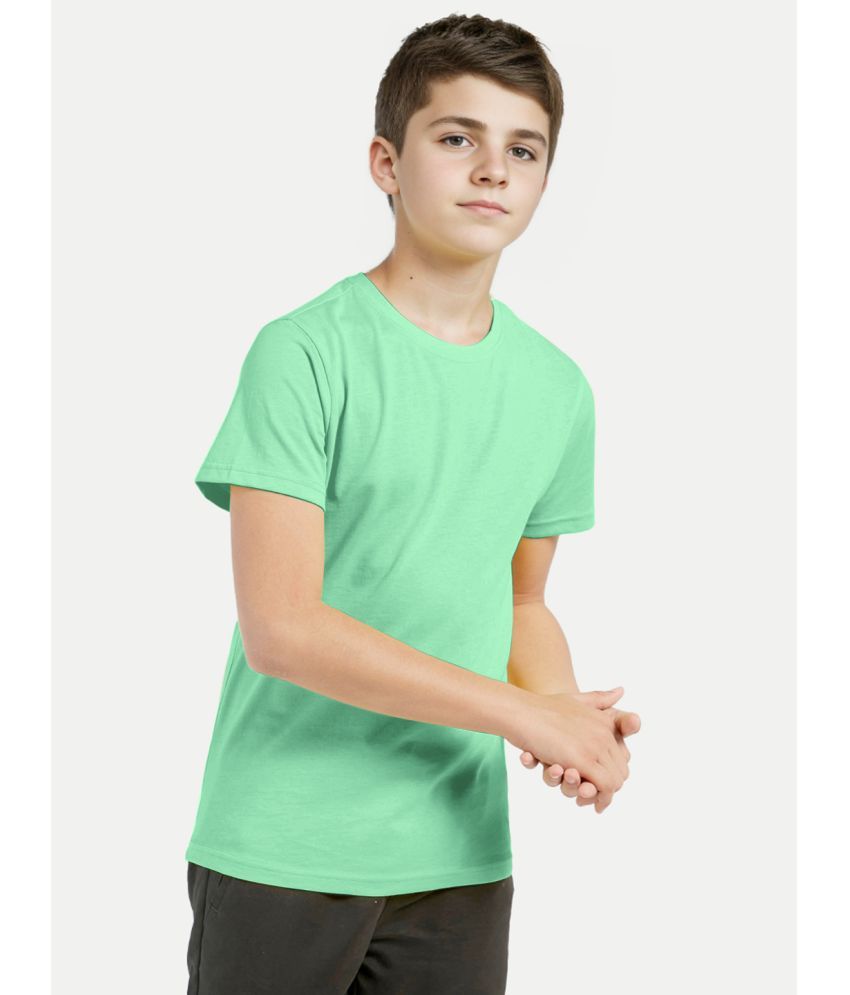     			Radprix Green Cotton Boy's T-Shirt ( Pack of 1 )