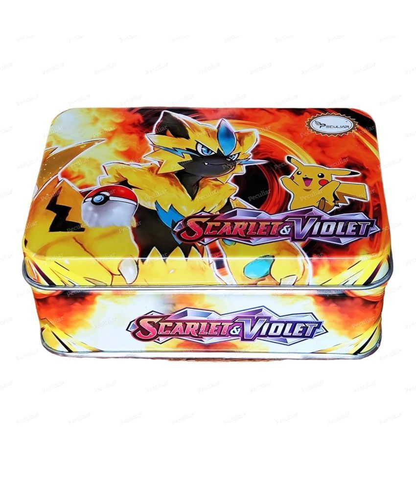     			SOFLITA Mini Poke-Moon FUSION STRIKE Totally Surprising Card in Attractive Metal Tin Box