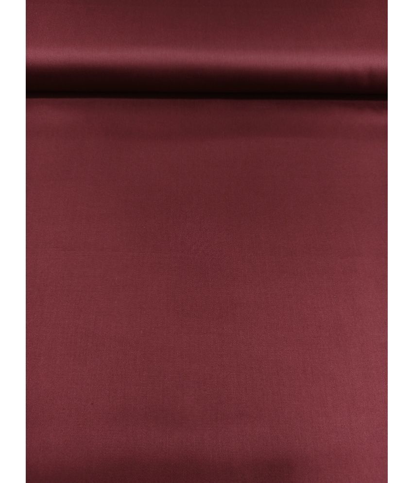     			Siyaram Maroon Cotton Men's Unstitched Shirt Piece ( Pack of 1 )