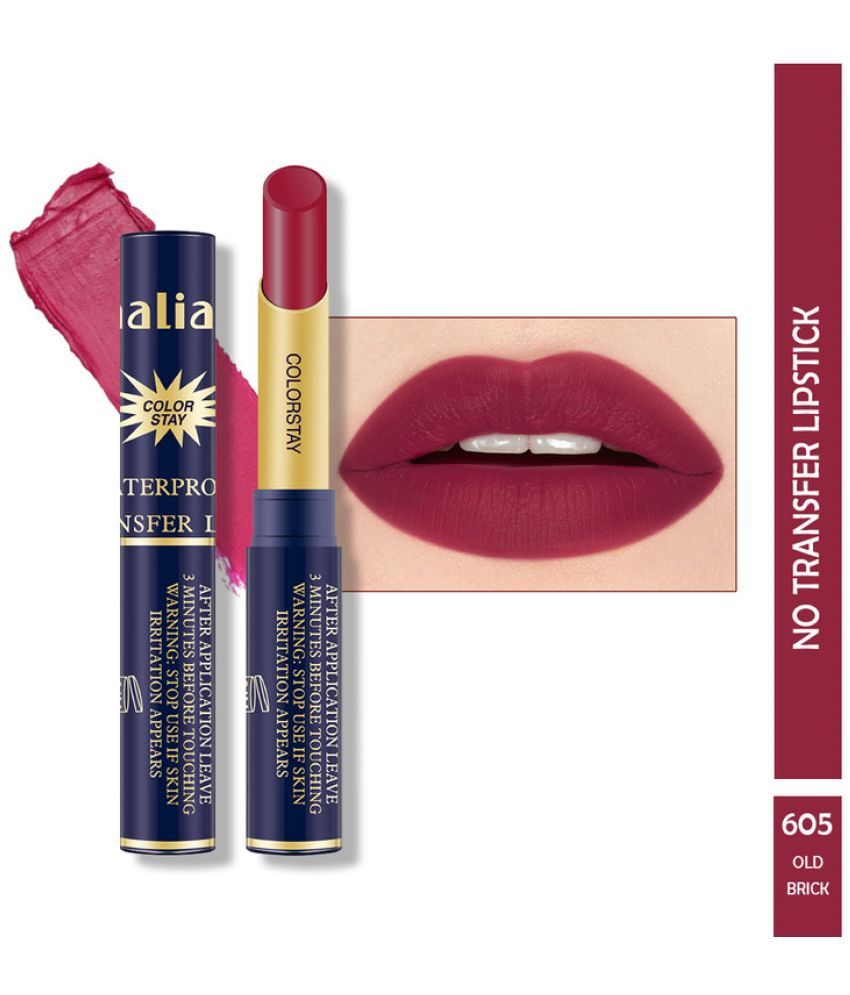     			Maliao Coral Red Matte Lipstick 4