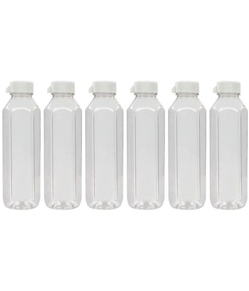     			PearlPet Topaz-1000ML-TRANSPARENT-6PCS Transparent Plastic Water Bottle 1000 mL ( Set of 6 )