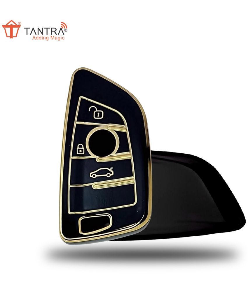     			TANTRA TPU Car Key Cover Compatible with  BMW X, M, GT, 5 Series, 3 Series, 7 Series   3 Button Smart Key