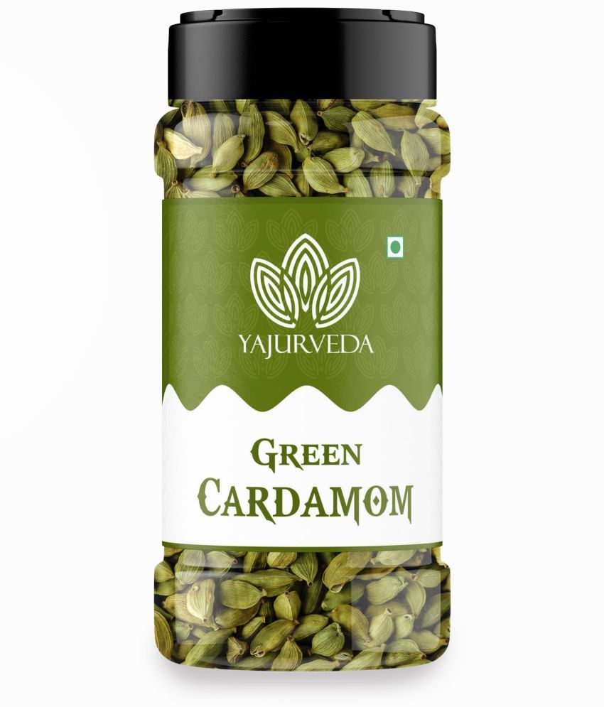     			Yajurveda Selected Quality Whole Green Cardamom Green Eliachi 100 gm