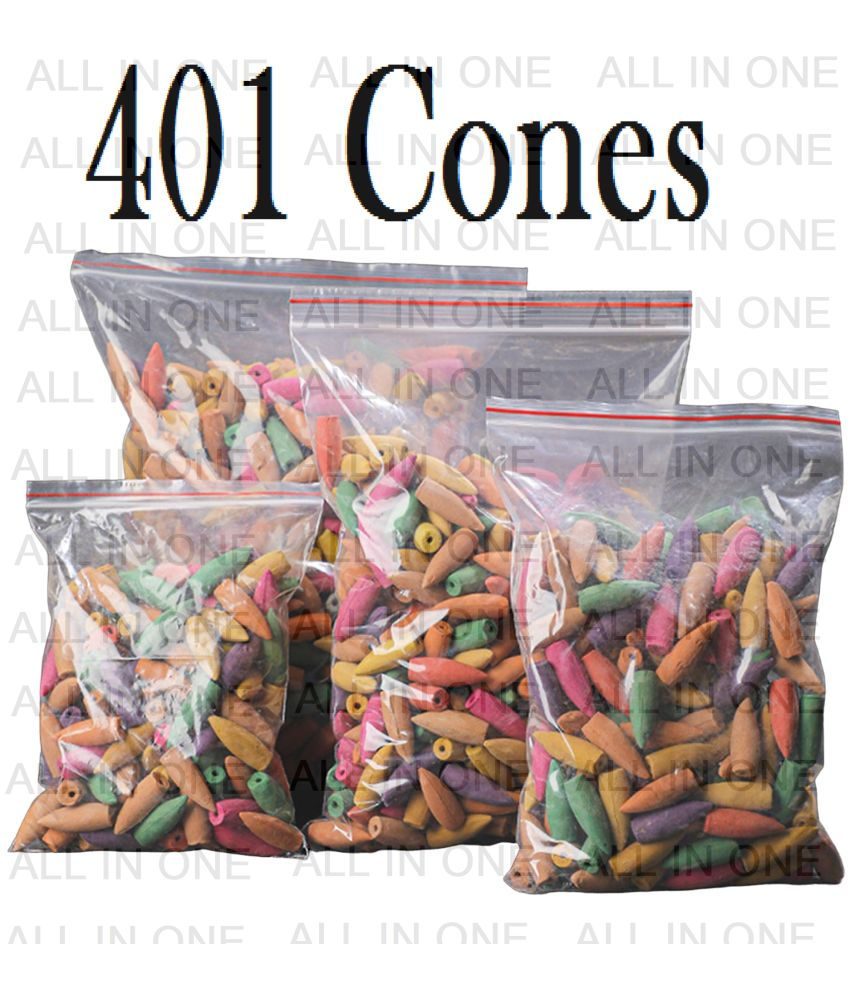     			ALL in one Dhoop,Incense Dhoop Cone Natural 401 Pieces ( Pack of 1 )