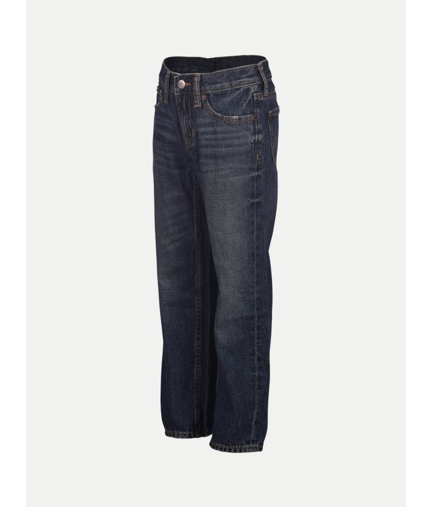     			Boys Dark Blue Fashion Denims