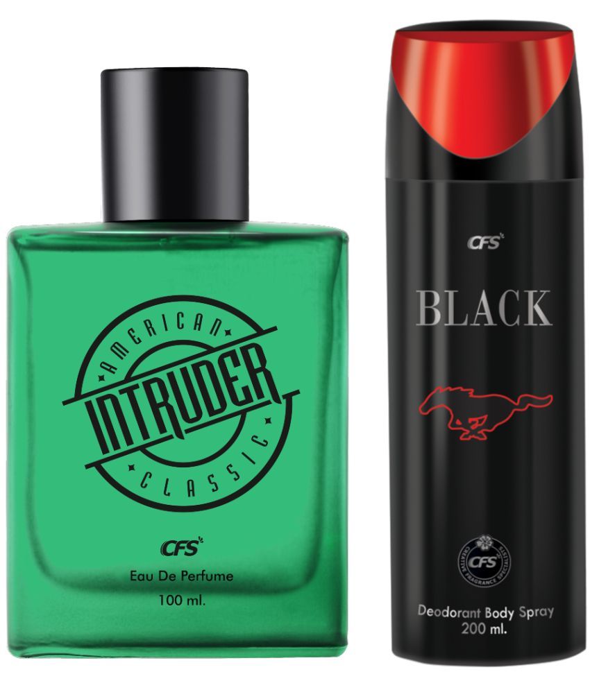     			CFS Intruder Green 100ml EDP Long Lasting Perfume & Black 200ml Deodorant Body Spray