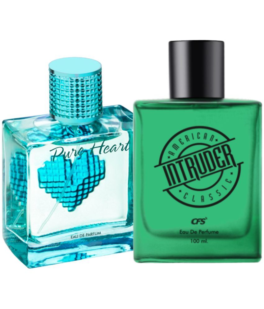     			CFS Intruder Green 100ml & Pure Heart Blue 100ml Long Lasting Eau De Parfum