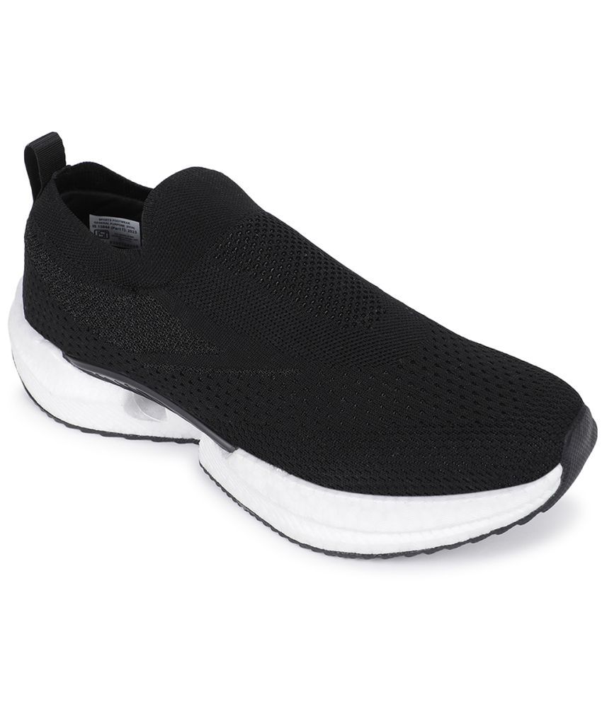     			Campus KARP Black Men's Sports Running Shoes