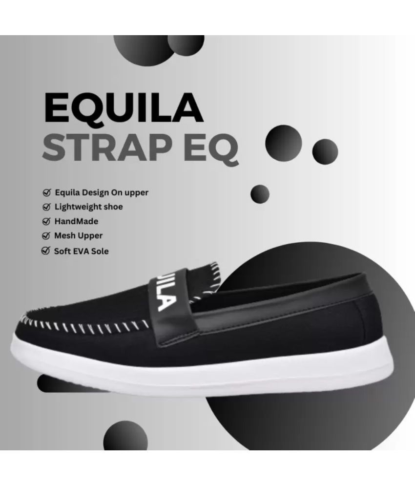     			Equila Black Men's Slip on