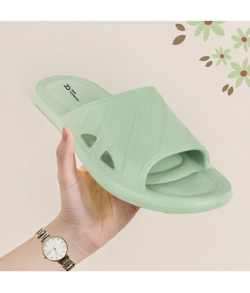     			Jootiyapa Mint Green Women's Slide