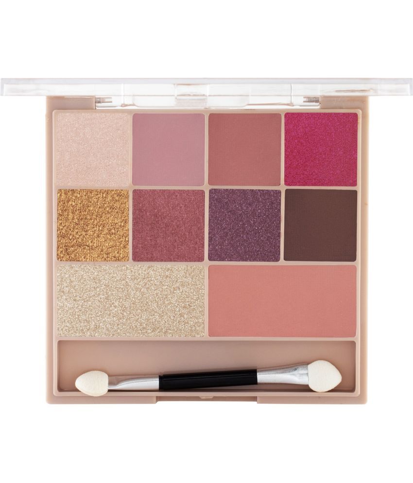     			MARS 8 Shade Eyeshadow With Highlighter Shimmery Powder Blusher Kit, (Shade-01)