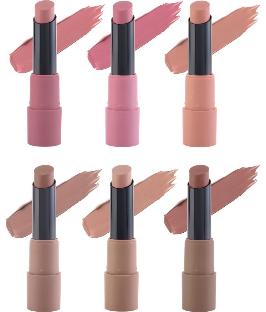     			MARS Matte Box Lipsticks for Women | Long-Lasting | Smooth Finish | Pack Of 6